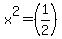 x%5E2=%281%2F2%29%2617%5E2