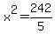 x%5E2=242%2F5