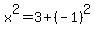 x%5E2=3%2B%28-1%29%5E2