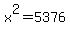 x%5E2=5376