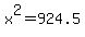 x%5E2=924.5