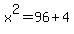 x%5E2=96%2B4
