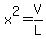 x%5E2=V%2FL