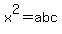 x%5E2=abc