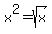 x%5E2=sqrt%28x%29
