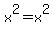 x%5E2=x%5E2