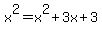 x%5E2=x%5E2%2B3x%2B3