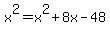x%5E2=x%5E2%2B8x-48
