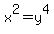 x%5E2=y%5E4