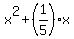 x%5E2+%2B+%281%2F5%29x