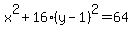 x%5E2+%2B+16%28y-1%29%5E2+=+64