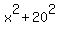 x%5E2+%2B+20%5E2