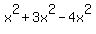 x%5E2+%2B+3x%5E2+-+4x%5E2