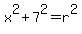 x%5E2+%2B+7%5E2+=+r%5E2