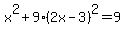 x%5E2+%2B+9%2A%282x-3%29%5E2+=+9