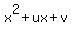 x%5E2+%2B+ux+%2B+v