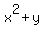 x%5E2+%2B+y
