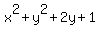 x%5E2+%2B+y%5E2+%2B+2y+%2B+1