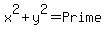 x%5E2+%2B+y%5E2+=+Prime