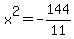 \"x%5E2+=+-144%2F11\"