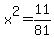 x%5E2+=+11%2F81