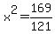 x%5E2+=+169%2F121