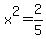 x%5E2+=+2%2F5