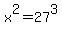 x%5E2+=+27%5E3