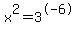 x%5E2+=+3%5E-6