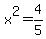 x%5E2+=+4%2F5