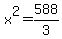 x%5E2+=+588%2F3