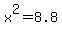 x%5E2+=+8.8