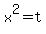 x%5E2+=+t