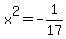 x%5E2+=-1%2F17