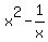 x%5E2+-+1%2Fx