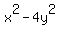 x%5E2+-+4y%5E2