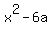 x%5E2+-+6a