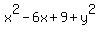 x%5E2+-+6x+%2B+9+%2B+y%5E2