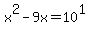 \"x%5E2+-+9x+=+10%5E1\"