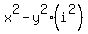 x%5E2+-+y%5E2%2A%28i%5E2%29