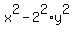 x%5E2+-2%5E2%2Ay%5E2
