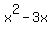 x%5E2+-3x