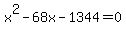 x%5E2+-68x+-+1344+=+0