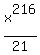 x%5E2+16%2F21