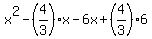 x%5E2-%284%2F3%29x-6x%2B%284%2F3%296