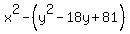 x%5E2-%28y%5E2-18y%2B81%29