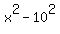 x%5E2-10%5E2