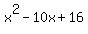 x%5E2-10x%2B16