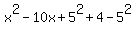 x%5E2-10x%2B5%5E2%2B4-5%5E2