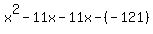 x%5E2-11x-11x-%28-121%29